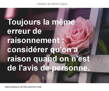 Citations Alfred Capus