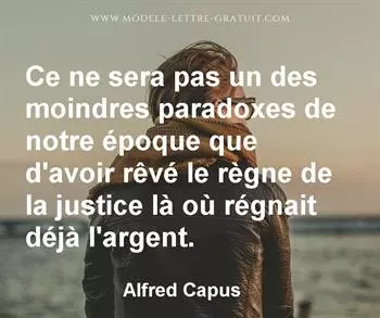 Citation de Alfred Capus