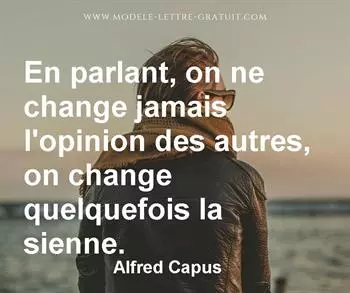 Citation de Alfred Capus