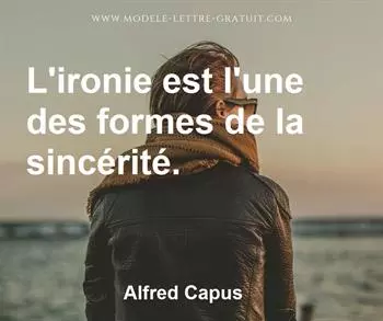 Citation de Alfred Capus