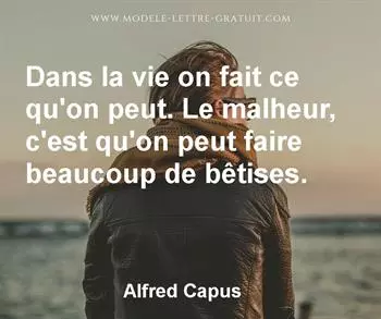 Citation de Alfred Capus