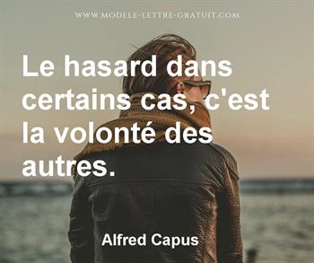 Citation de Alfred Capus