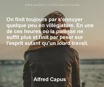 Citation de Alfred Capus