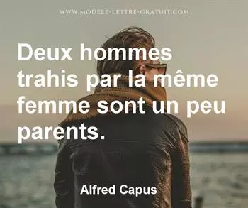 Citation de Alfred Capus