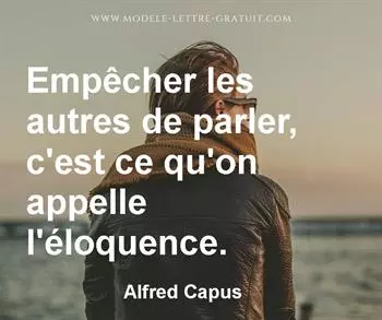 Citation de Alfred Capus