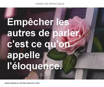 Citations Alfred Capus