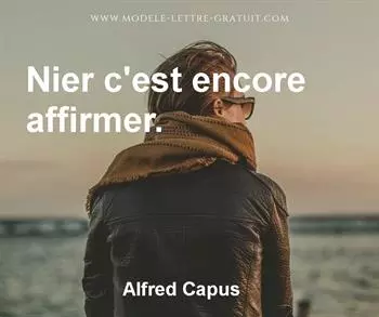 Citation de Alfred Capus