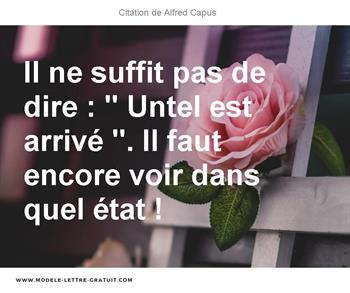 Citations Alfred Capus