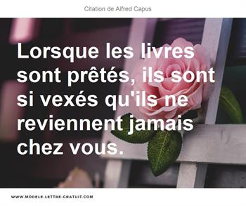 Citations Alfred Capus