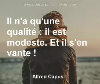 Citation de Alfred Capus