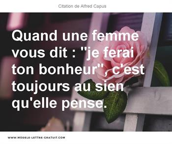 Citations Alfred Capus
