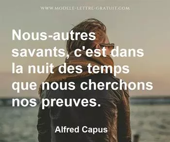 Citation de Alfred Capus