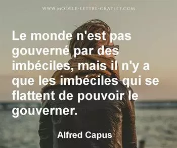 Citation de Alfred Capus