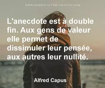 Citation de Alfred Capus