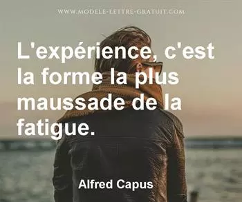 Citation de Alfred Capus