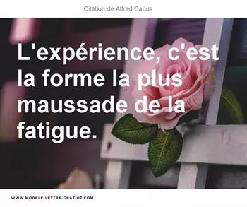 Citations Alfred Capus