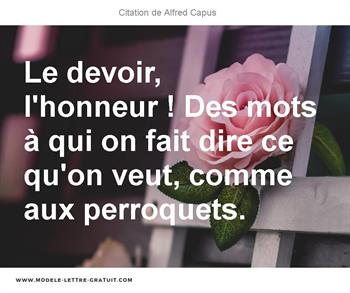 Citations Alfred Capus