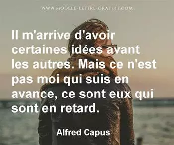 Citation de Alfred Capus