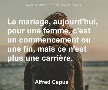 Citation de Alfred Capus
