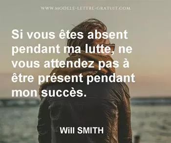 Citation de Will SMITH