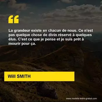 Citation Will SMITH