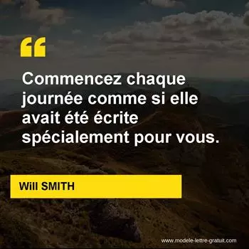 Citation Will SMITH