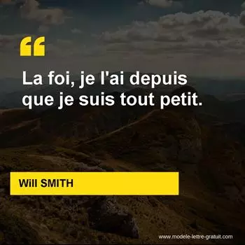 Citation Will SMITH