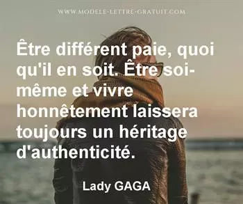 Citation de Lady GAGA