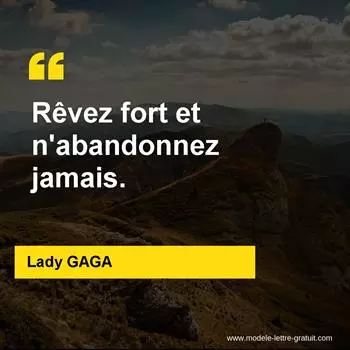 Citation Lady GAGA