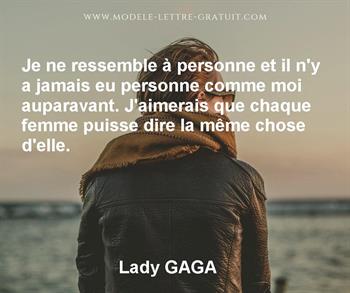 Citation de Lady GAGA