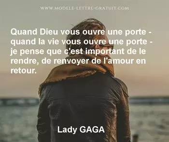 Citation de Lady GAGA
