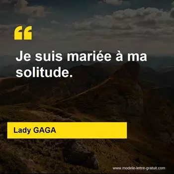 Citation Lady GAGA