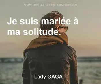 Citation de Lady GAGA