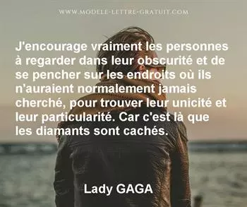 Citation de Lady GAGA