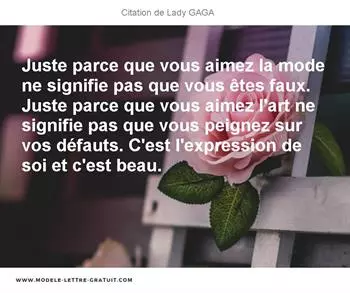Citations Lady GAGA