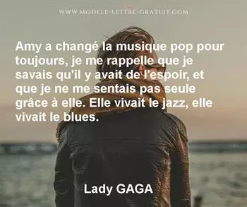 Citation de Lady GAGA