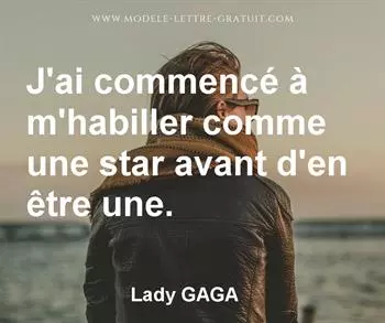 Citation de Lady GAGA