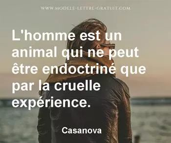 Citation de Casanova