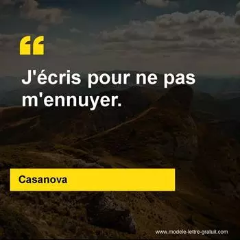 Citation Casanova