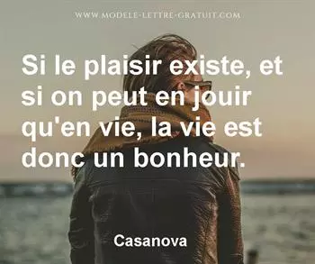 Citation de Casanova
