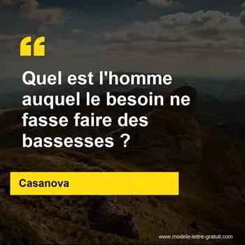 Citation Casanova