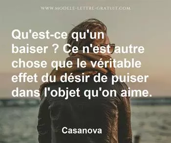 Citation de Casanova