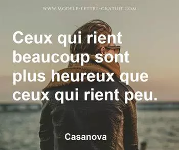 Citation de Casanova