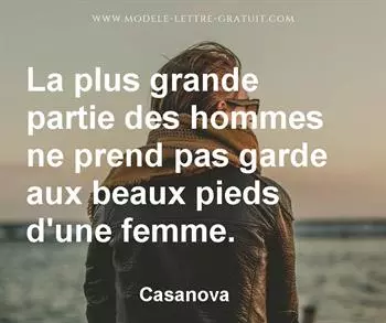 Citation de Casanova