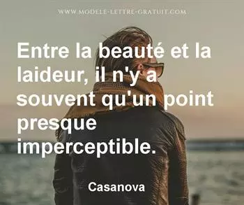 Citation de Casanova