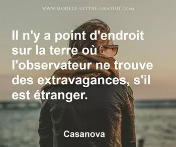 Citation de Casanova