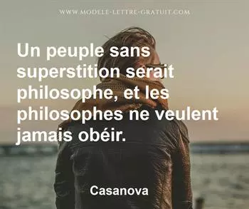 Citation de Casanova