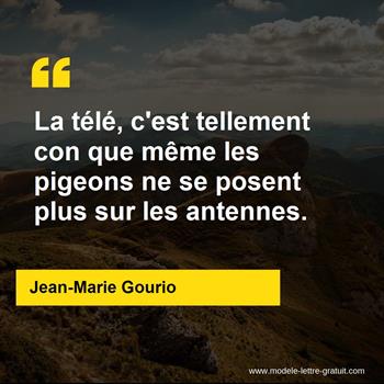 Citation de Jean-Marie Gourio