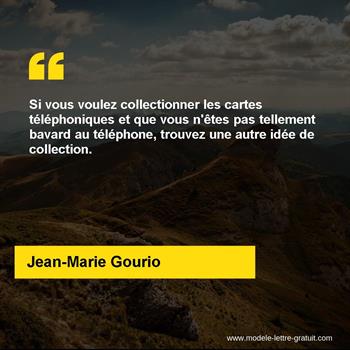 Citation de Jean-Marie Gourio