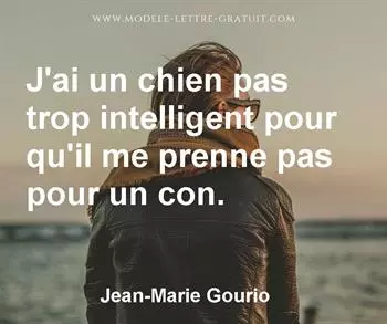 Citation de Jean-Marie Gourio